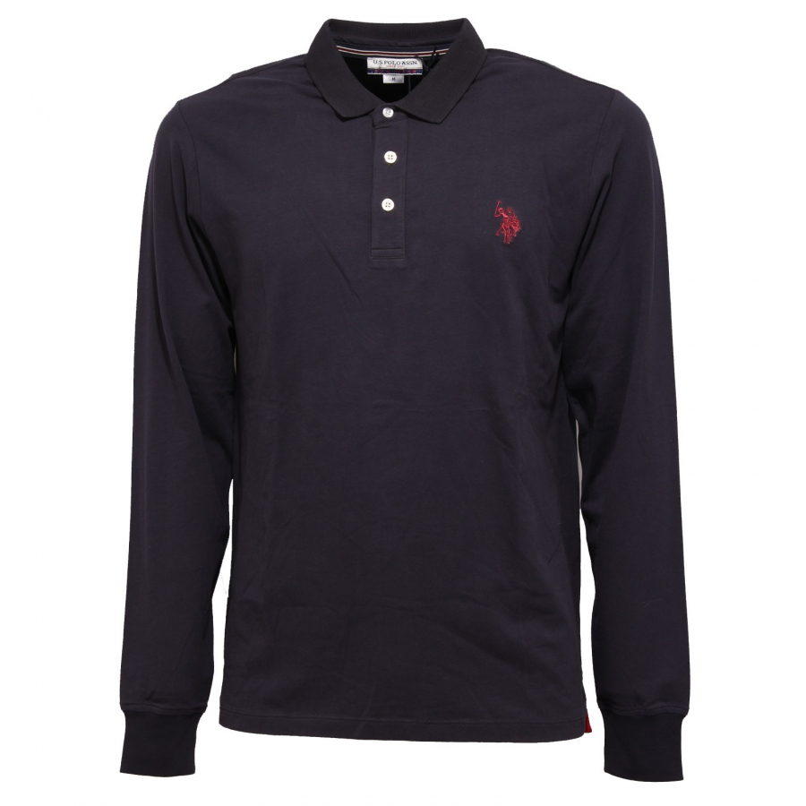4358K polo uomo U.S. POLO ASSN. SUN WEAR blue polo t shirt man