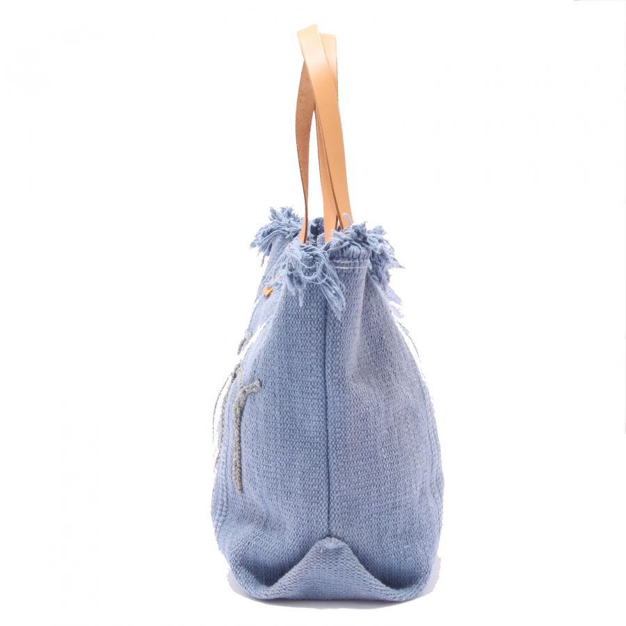 4704G borsa donna blu DUCK FARM borsetta bag women 