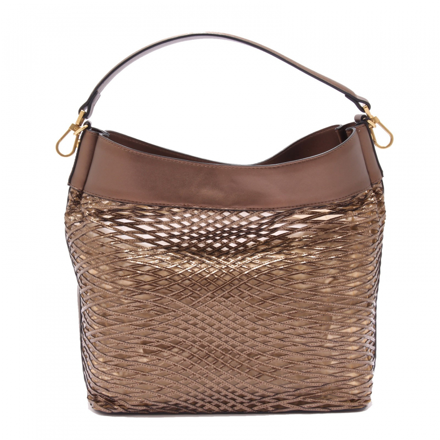 4410AG borsa donna MARELLA MARINA bronze eco leather tissue