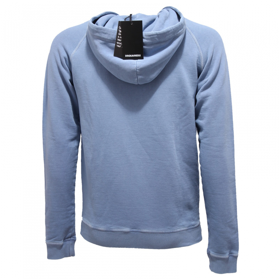 Felpa uomo azzurra top