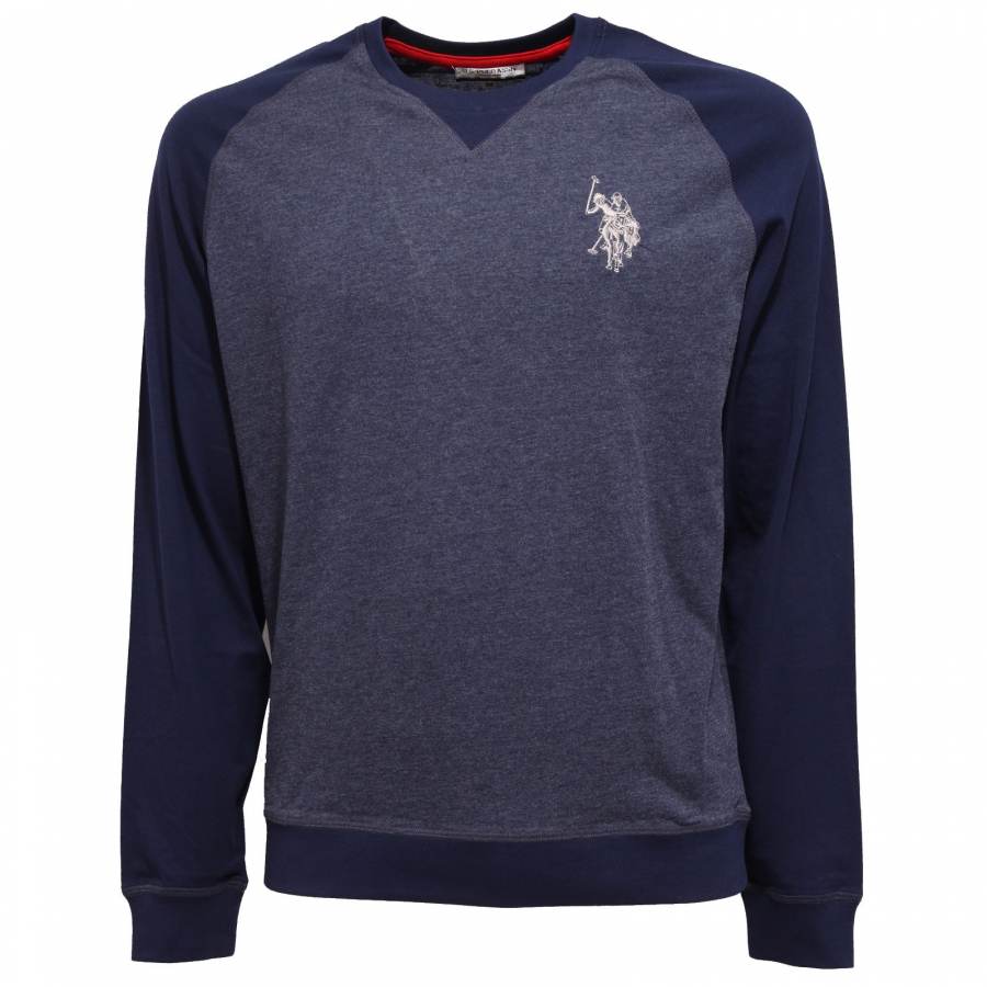 4736K maglia pigiama uomo U.S. POLO ASSN. UNDERWEAR pajamas blue t shirt man