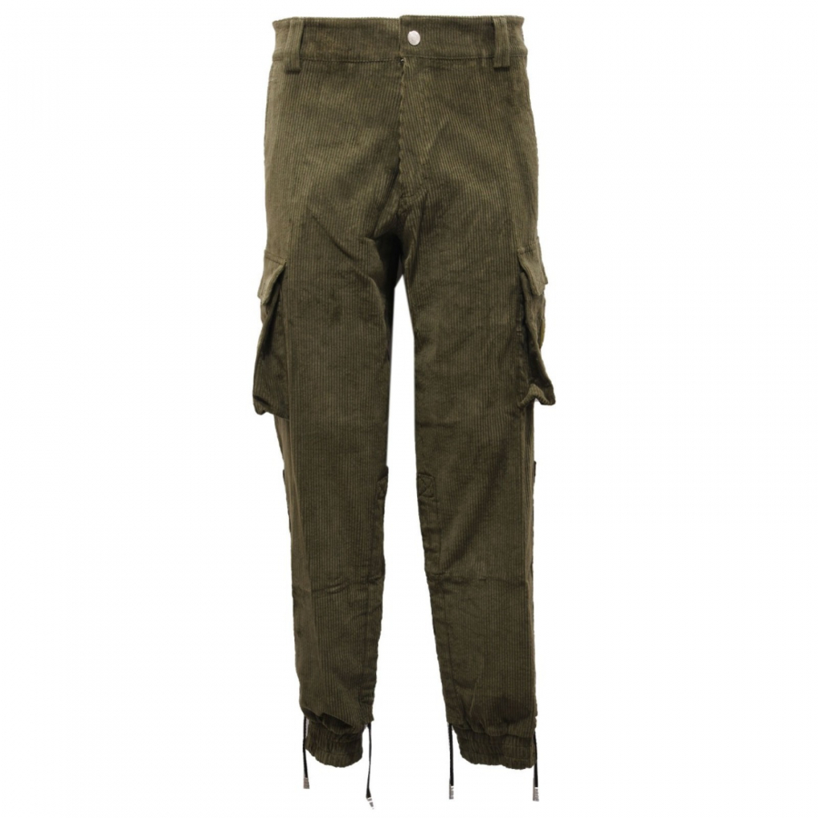 4795AL pantalone cargo velluto GCDS man corduroy trousers