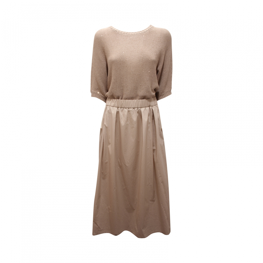 4990AV ABITO DONNA PESERICO WOMAN PAILLETTES DRESS