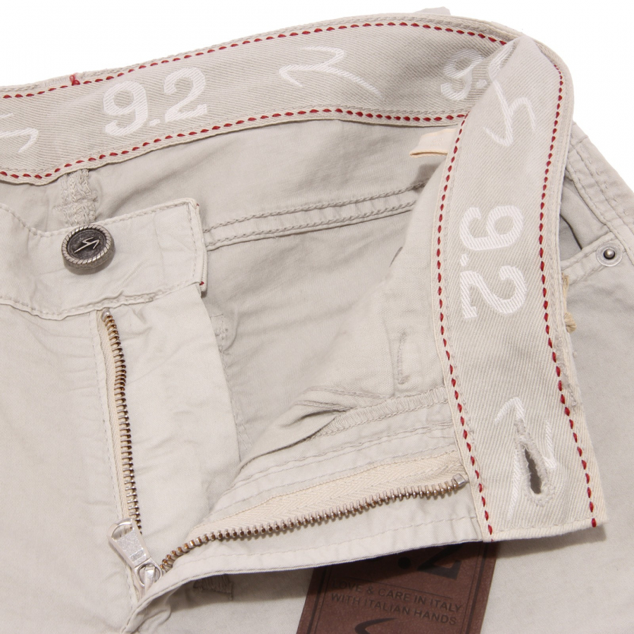 5094X pantalone uomo 9.2 CARLO CHIONNA light grey cotton trouser man