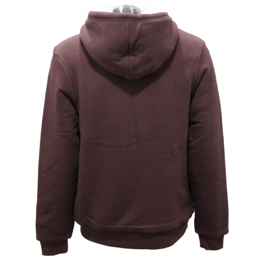 5207AI felpa uomo SUN68 man teddy inside sweatshirt brown