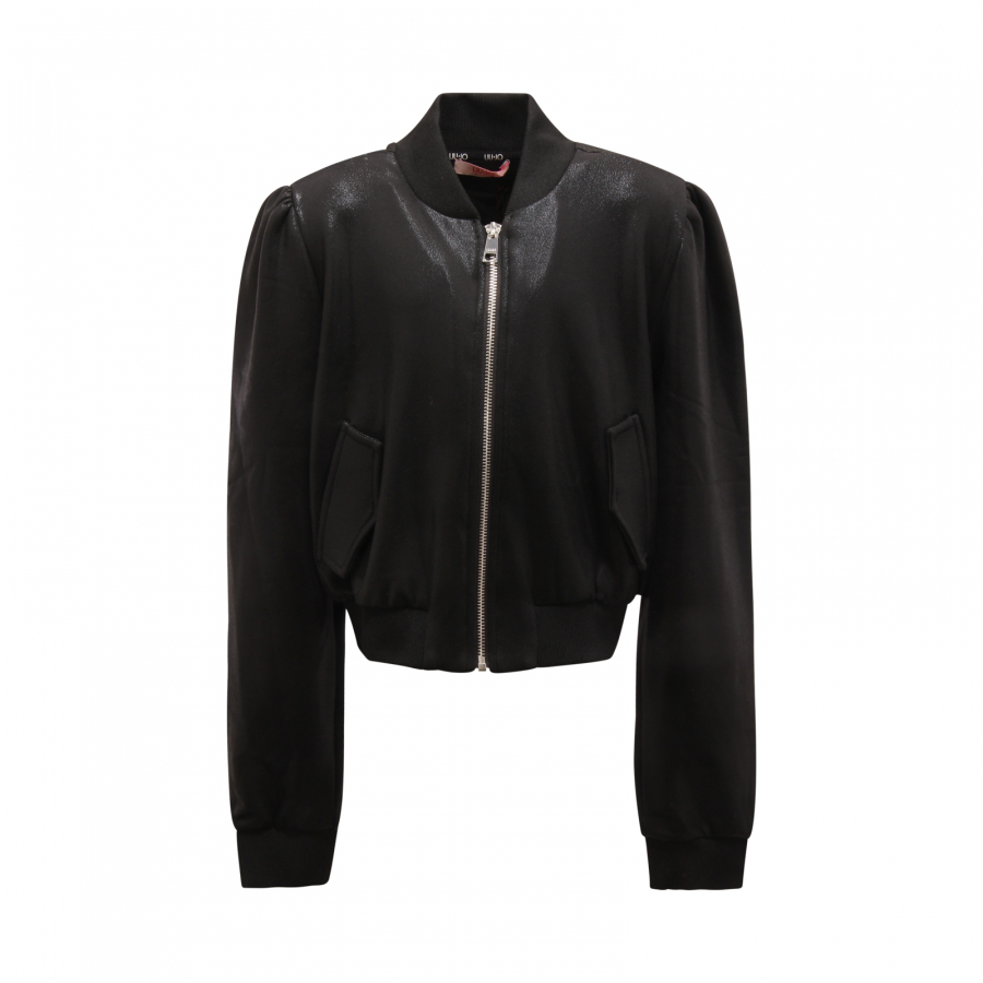 5518AZ GIUBBOTTO BIMBA LIU JO GIRL KIDS JACKET BLACK