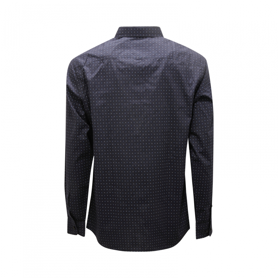 5523AR camicia uomo SELECTED HOMME EASY TO IRON man SLIM shirt blue