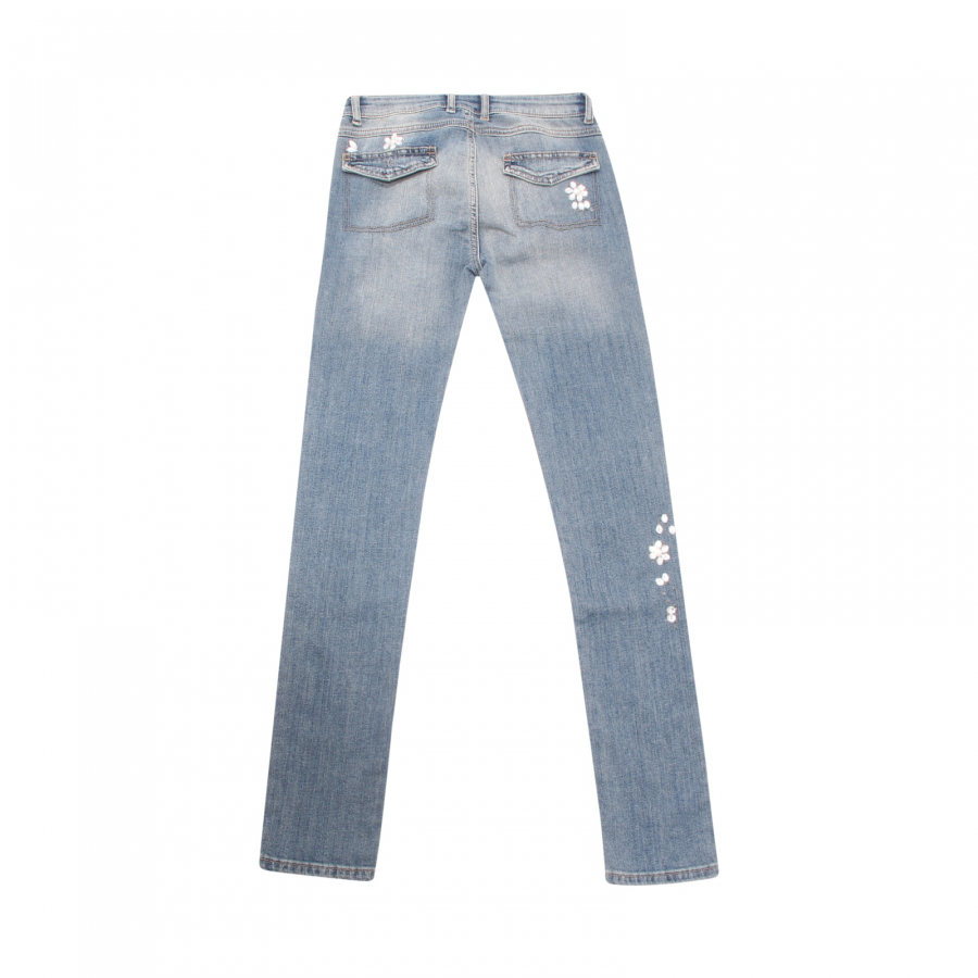 5575AQ jeans bimba TWIN SET girl kids denim trousers