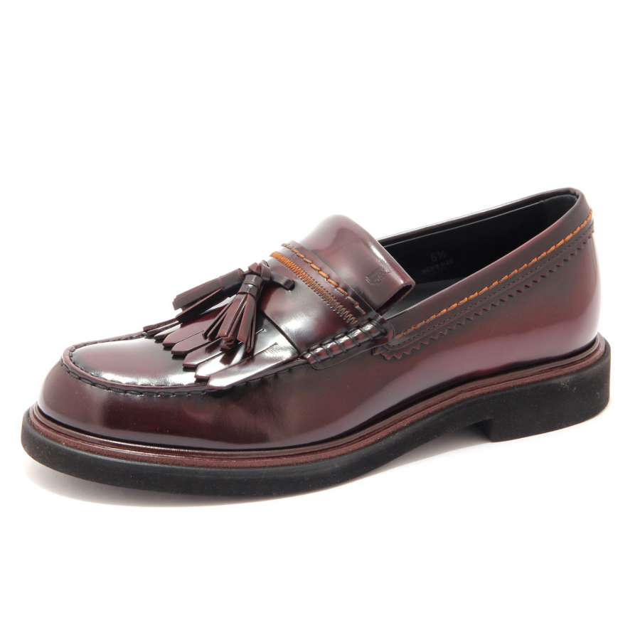 Mocassini uomo bordeaux discount
