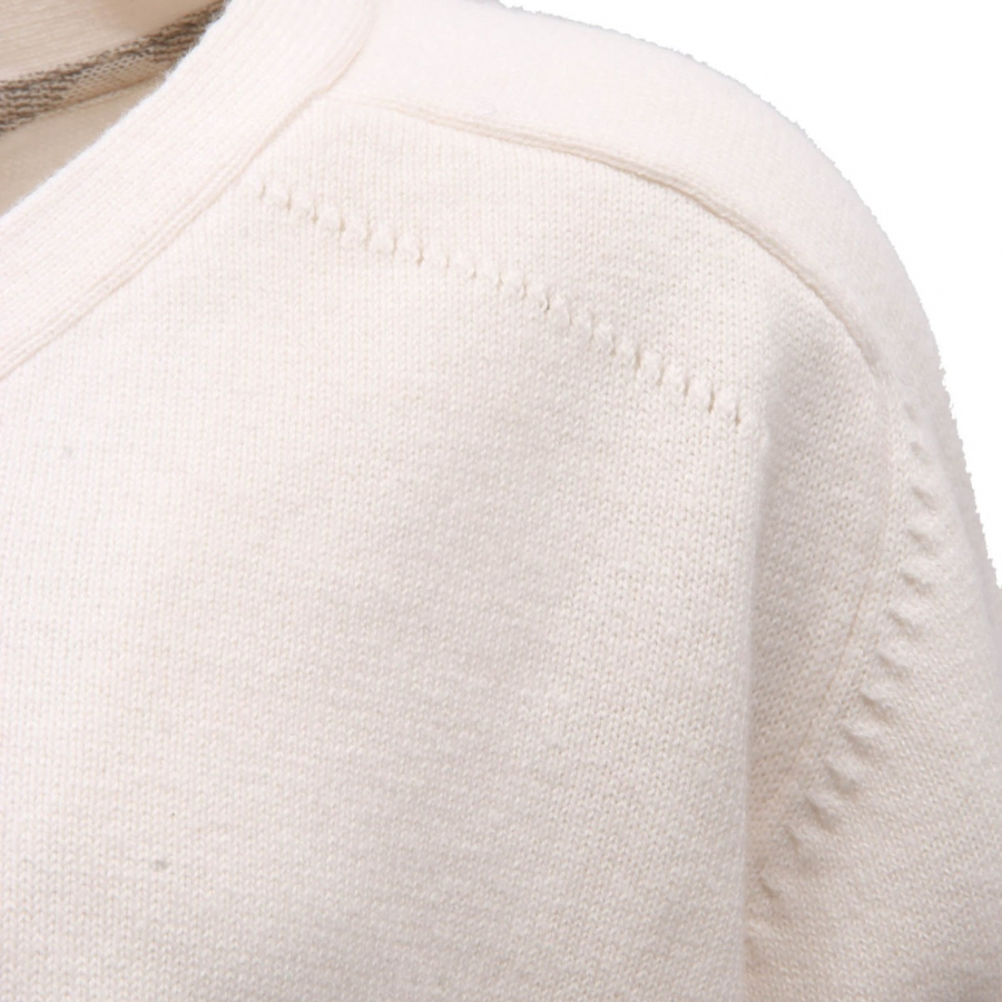 Burberry white sweater store