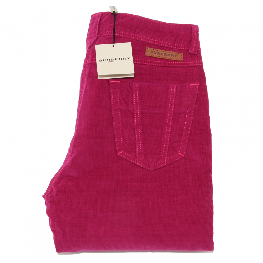 5959M pantaloni bimbo velluto BURBERRY children kids pants trousers hosen