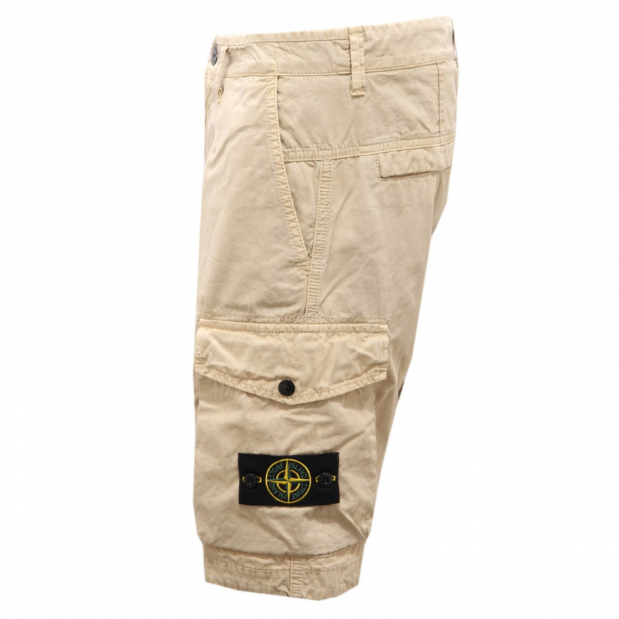 6111AH bermuda uomo STONE ISLAND beige cotton shorts men