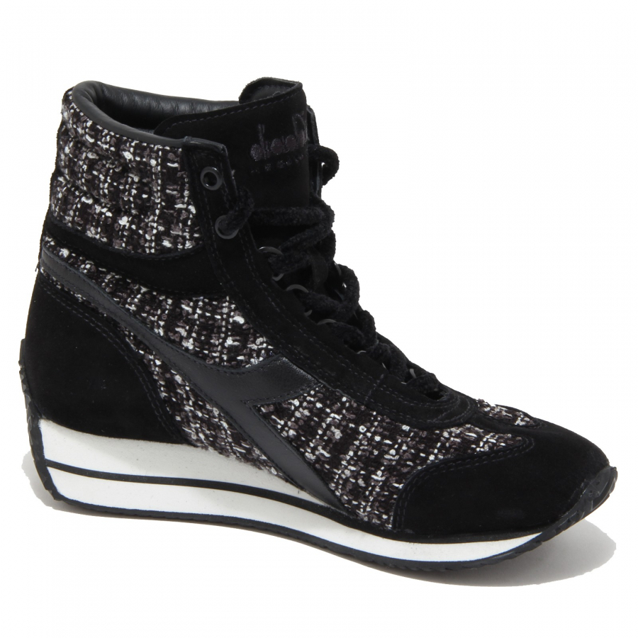 6112N sneakers donna DIADORA HERITAGE nero bianco sneakers shoes woman