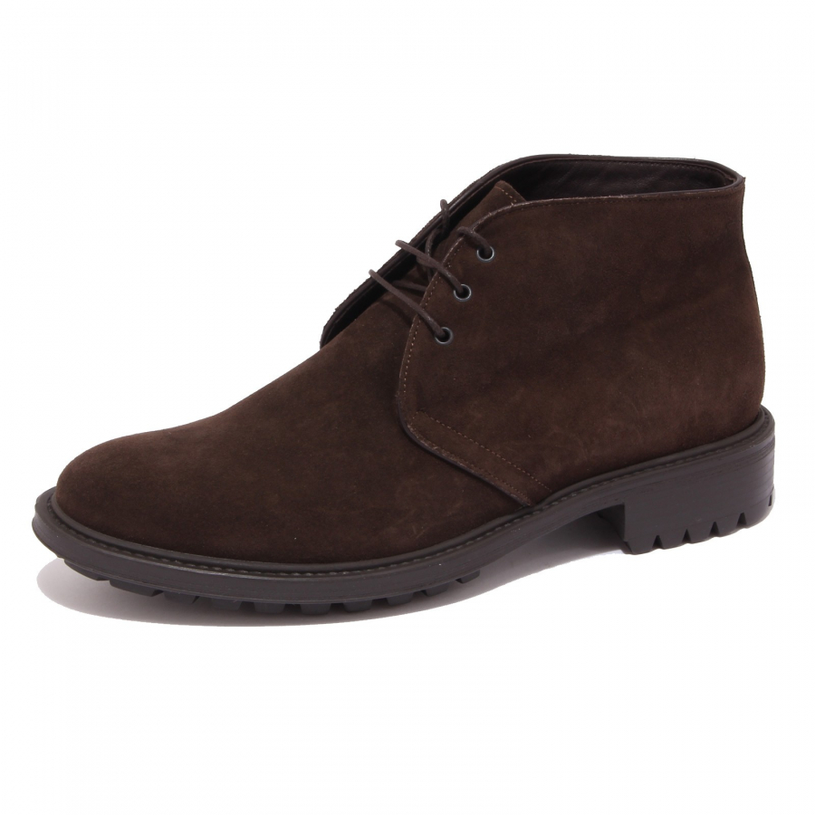 6203R polacchino uomo ALTIERI MILANO scarpe stivale marrone scuro