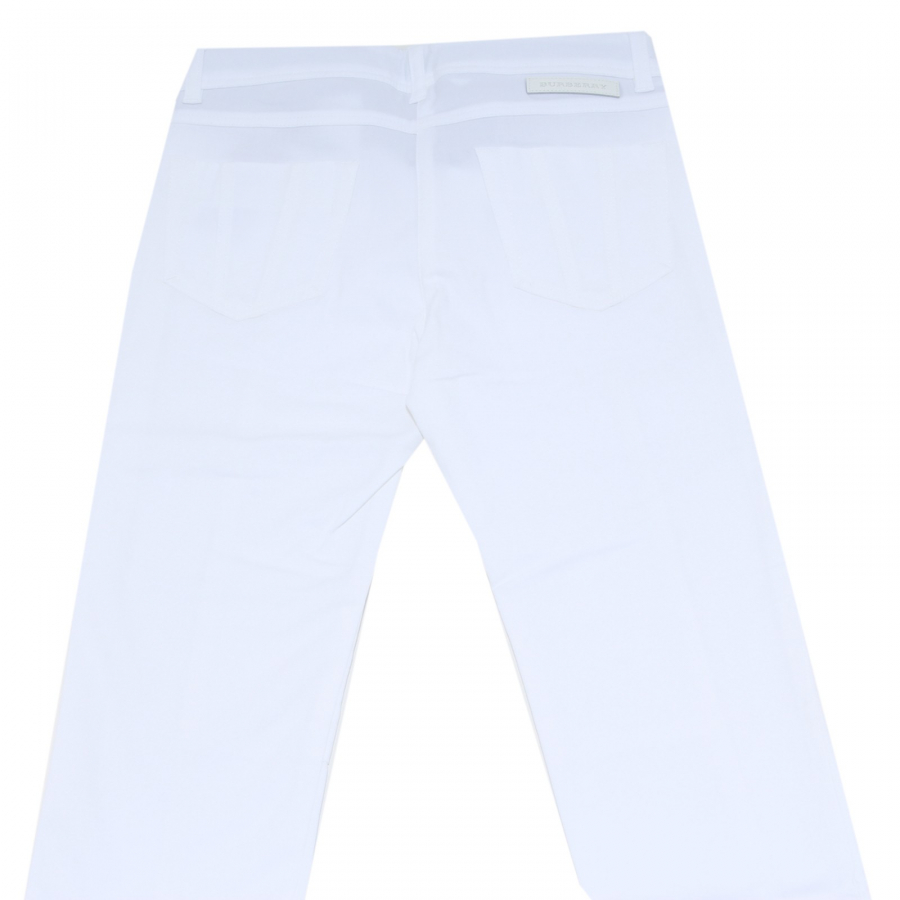Burberry pants kids white 2025