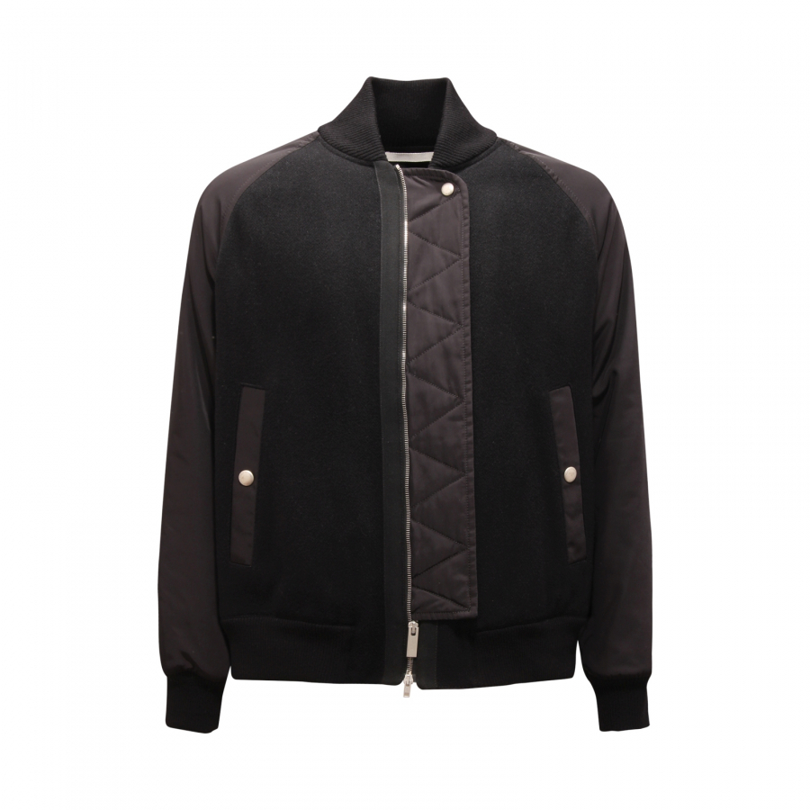 6647AQ giubbotto bomber uomo PAOLO PECORA man wool blend jacket