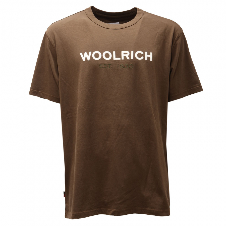 6656AF maglia uomo WOOLRICH green cotton t shirt men