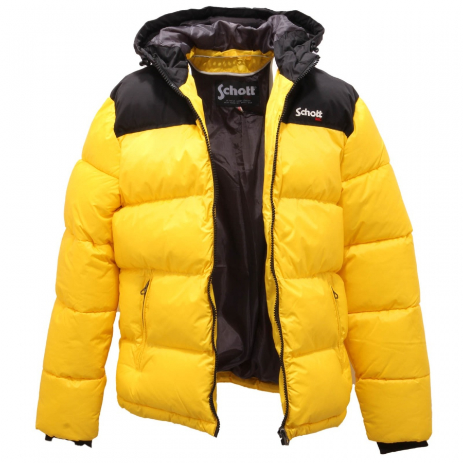6682AI giubbotto uomo SCHOTT man padded jacket yellow