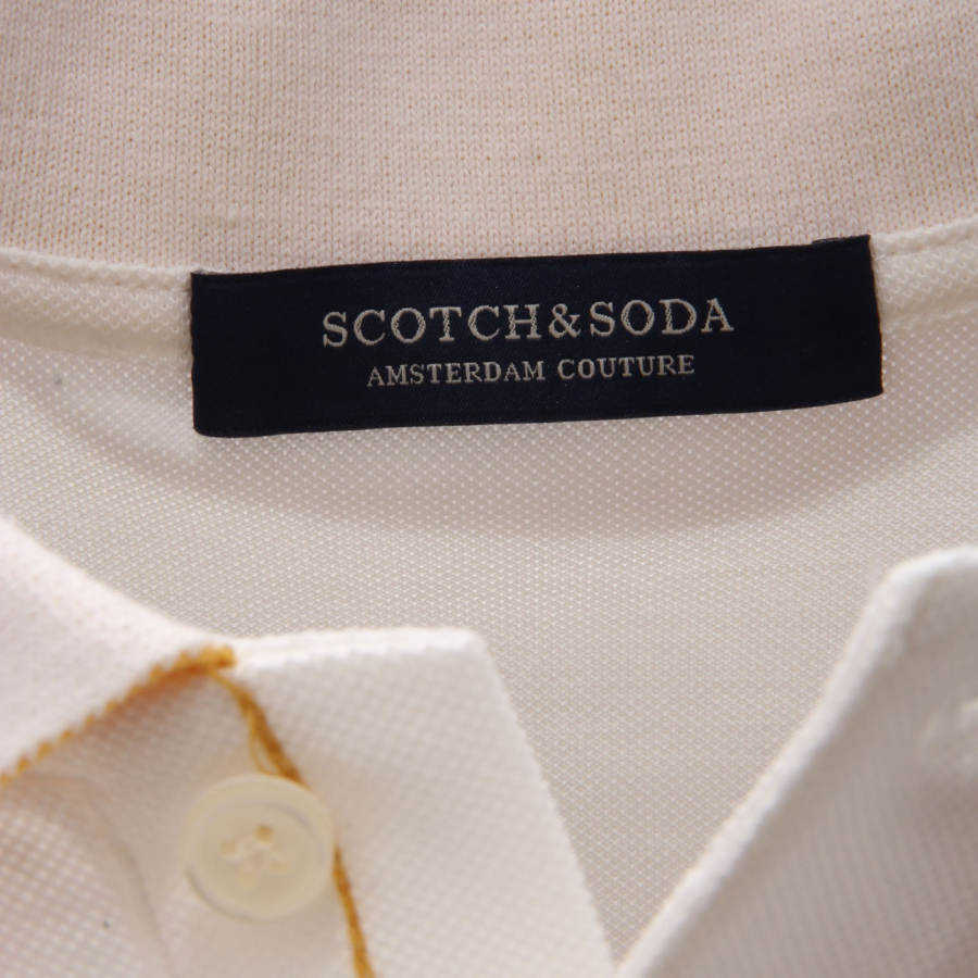 Scotch & Soda Jungen Poloshirt off white