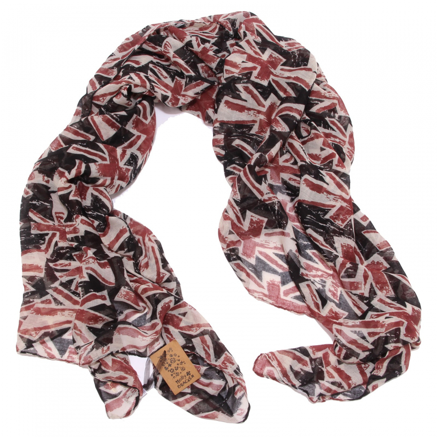 6857W sciarpa donna MOLLY BRACKEN multicolor pashmina scarf woman