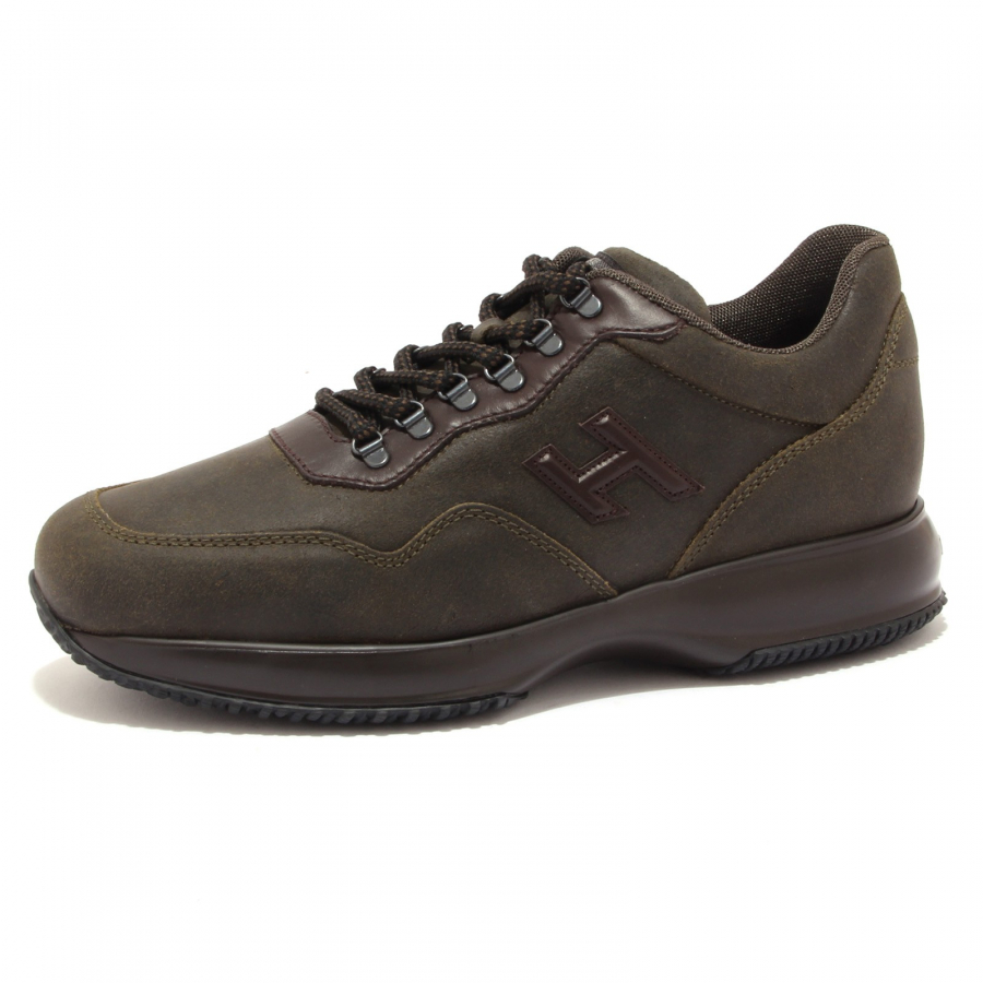 6875U sneaker uomo HOGAN INTERACTIVE TREKKING verde shoe men