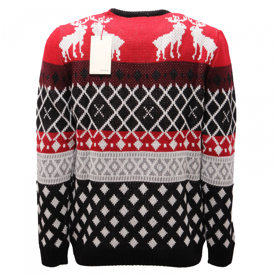 Red brand shop sweater
