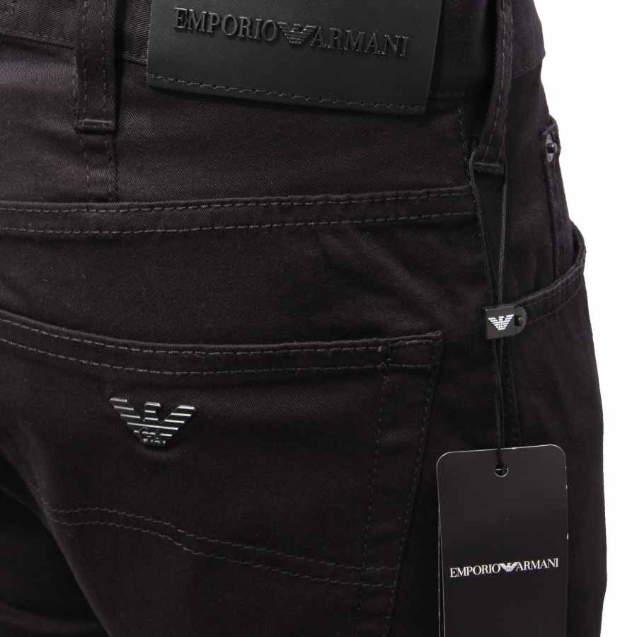 Jeans neri uomo armani top