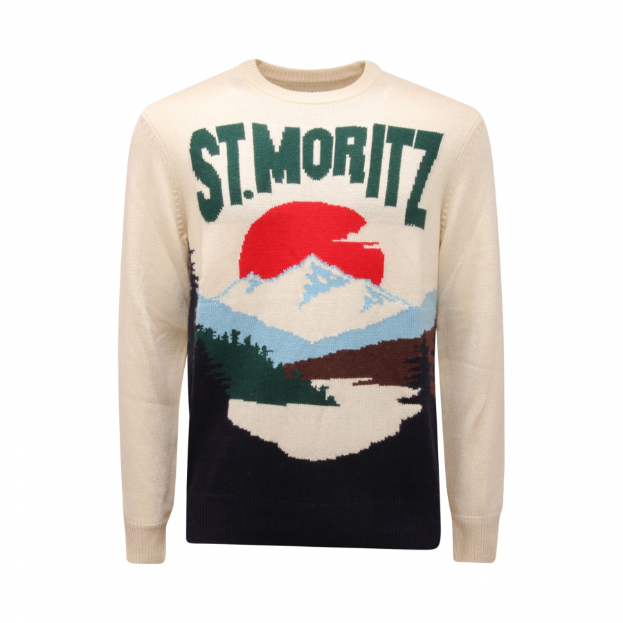 7151AQ maglione uomo MC2 SAINT BARTH MORI ALPES man sweater