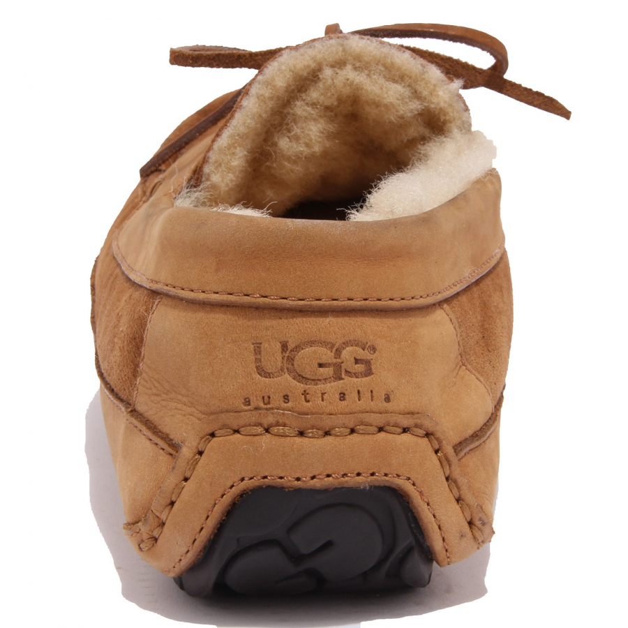 7539AA NO BOX SCRATCHED SPOTTED SUEDE mocassino uomo UGG loafer man
