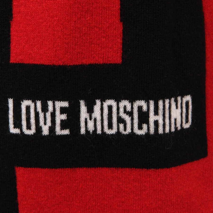 maglione uomo LOVE MOSCHINO multicolor wool blend sweater men