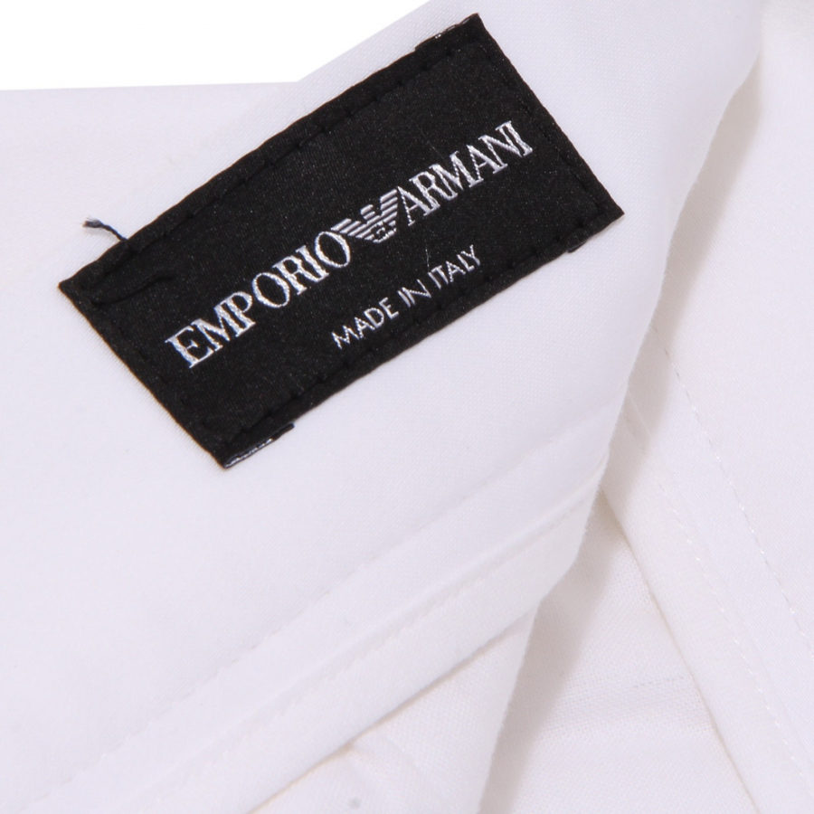 7679K pantalone uomo EMPORIO ARMANI white trouser cotton man