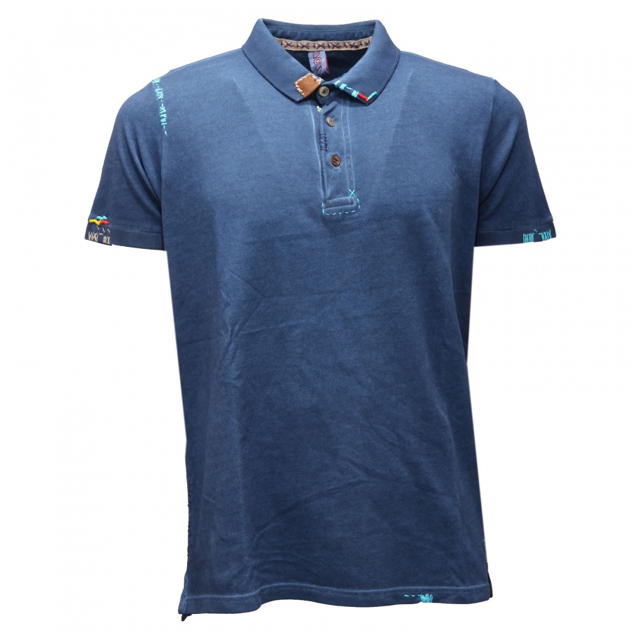 Cotton polo hotsell with embroideries