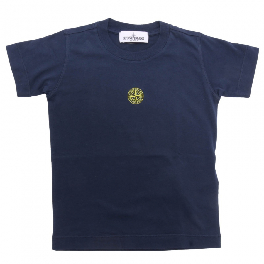 Navy blue stone island best sale t shirt