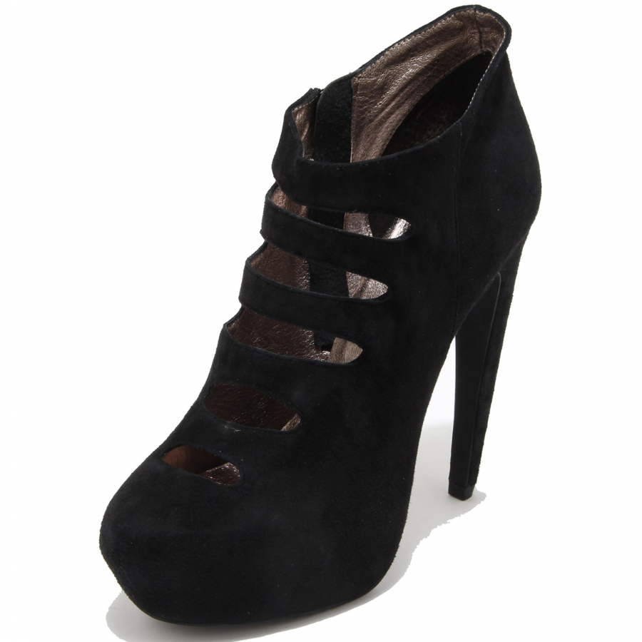 7753F decollete nero JEFFREY CAMPBELL LE CHIC scarpa donna shoes women
