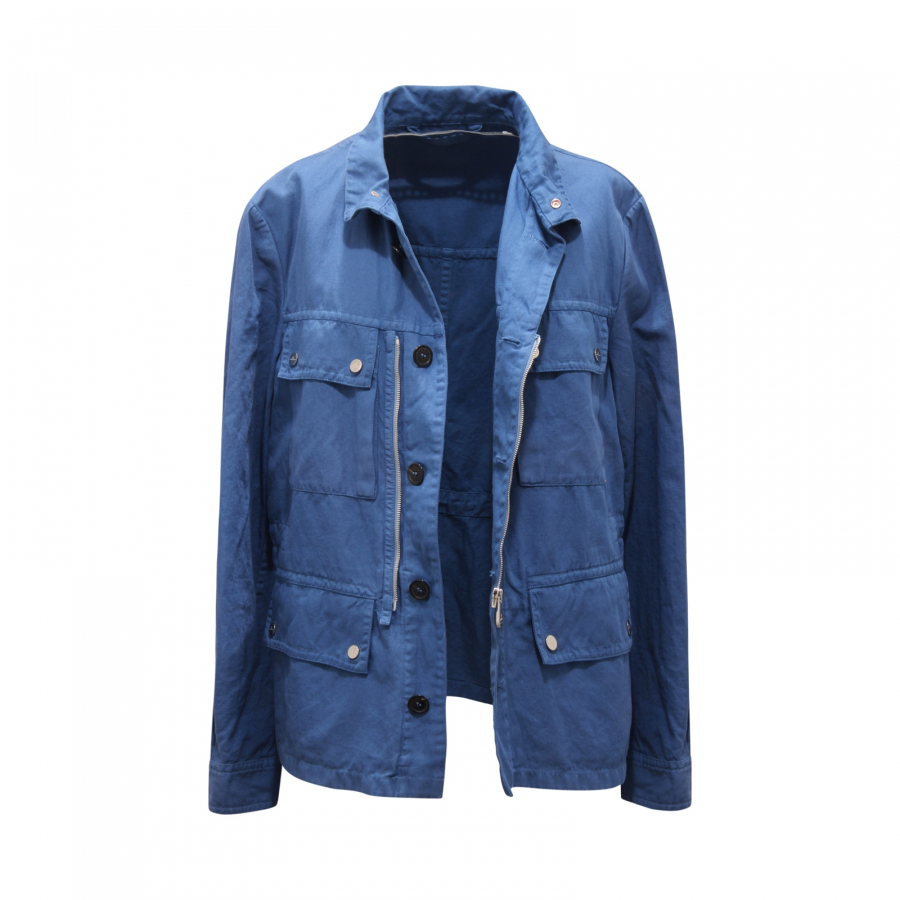 7759AS giacca uomo PEUTEREY man field jacket bluette