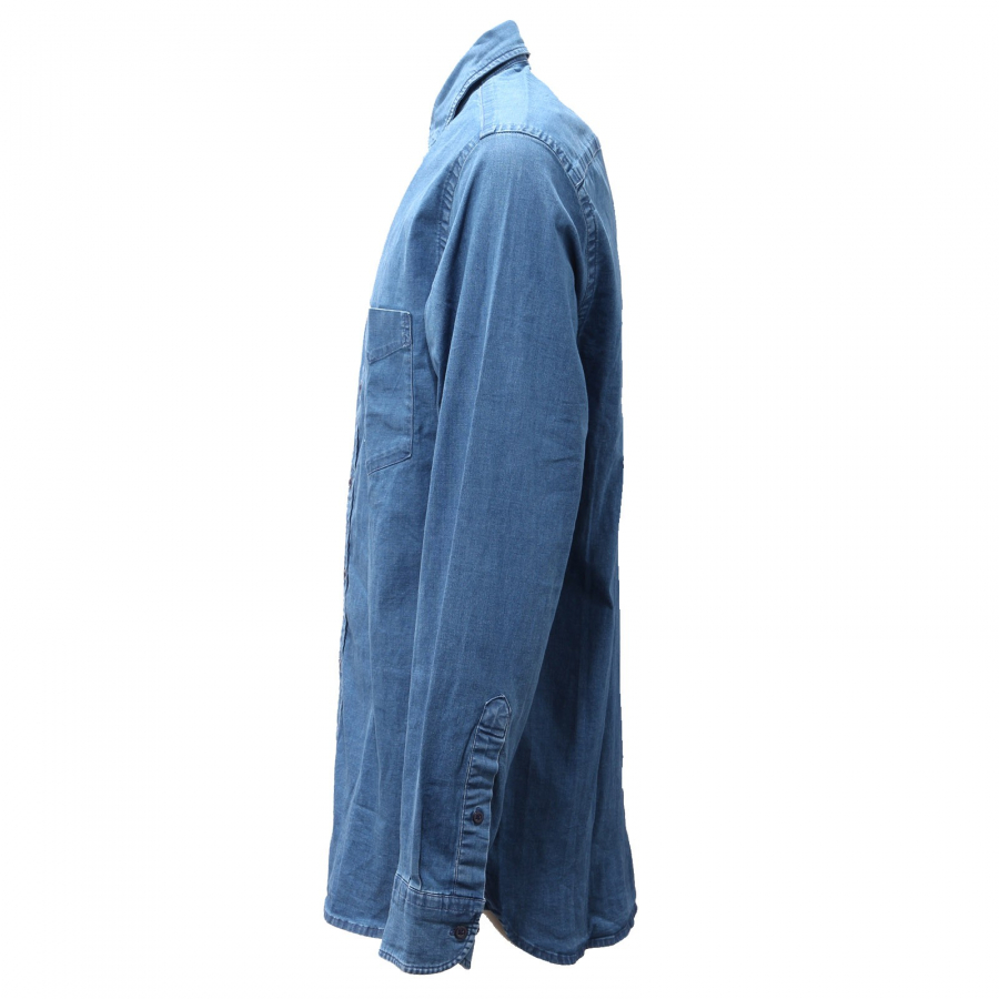 Camicia jeans tommy hilfiger uomo outlet