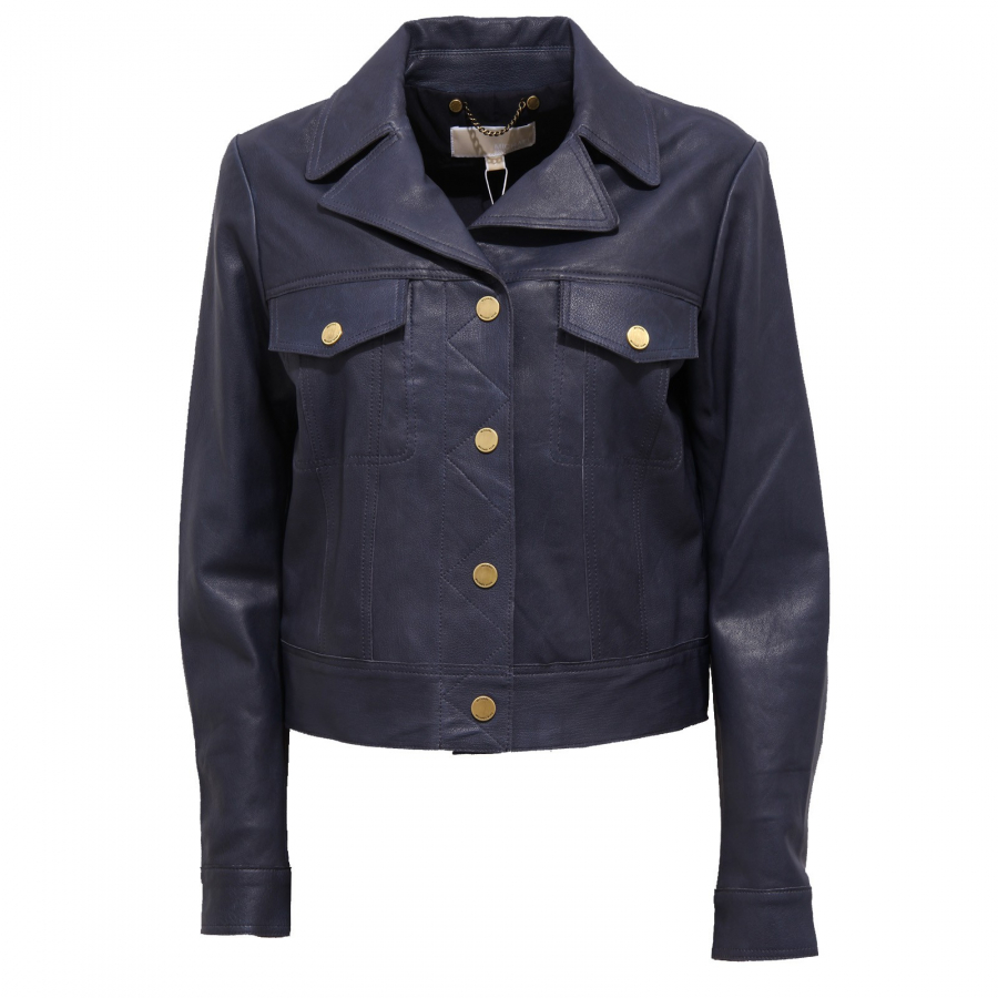 Michael kors vintage leather jacket shop