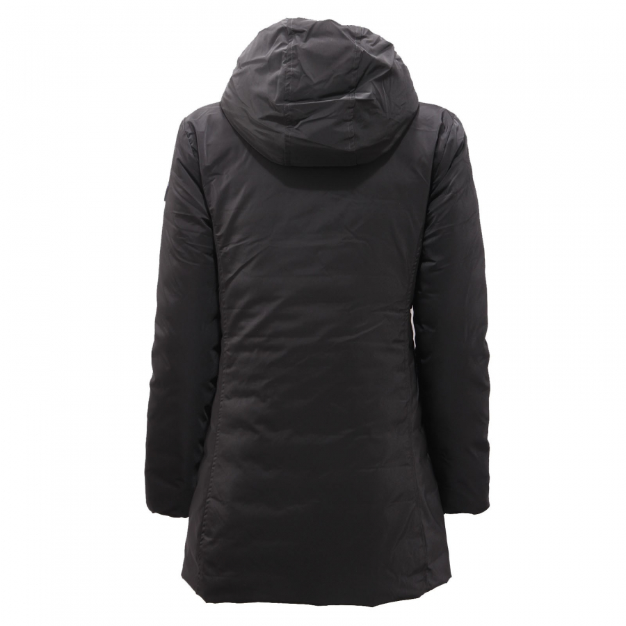 7827AE giubbotto donna CIESSE PIUMINI black double face down padded jacket woman