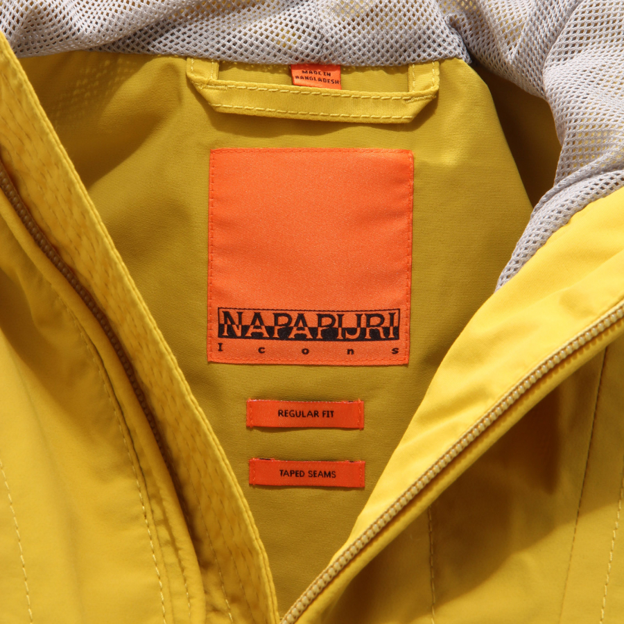 Napapijri yellow coat on sale