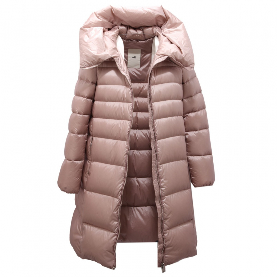 8120AI piumino donna ADD RASOLIGHT woman down padded jacket satin pink