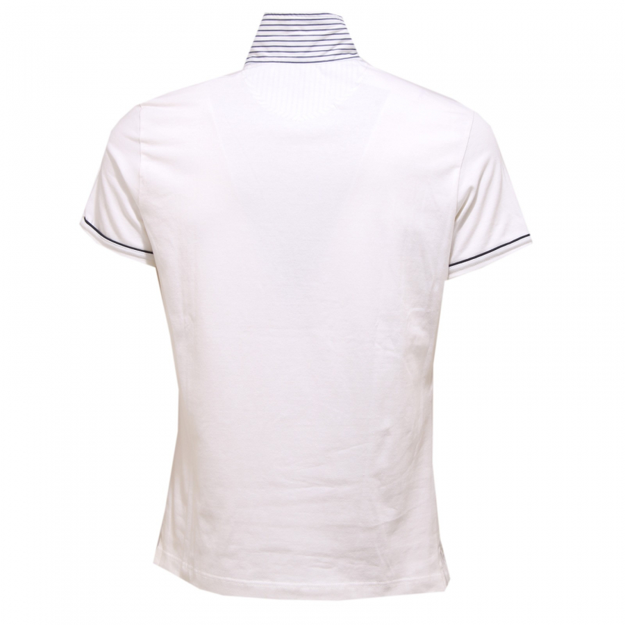polo uomo NERO GIARDINI white polo t shirt man