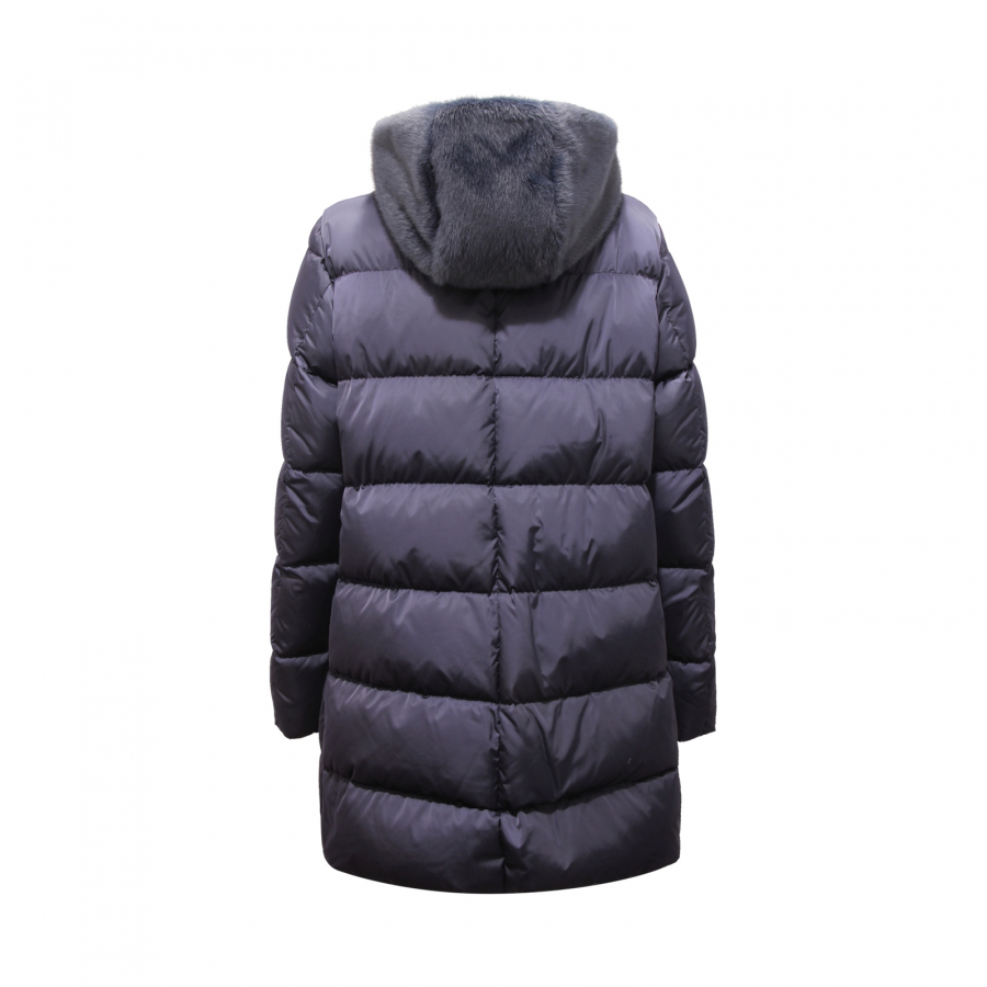 8274AV PIUMINO DONNA HERNO WOMAN DOWN JACKET BLUE