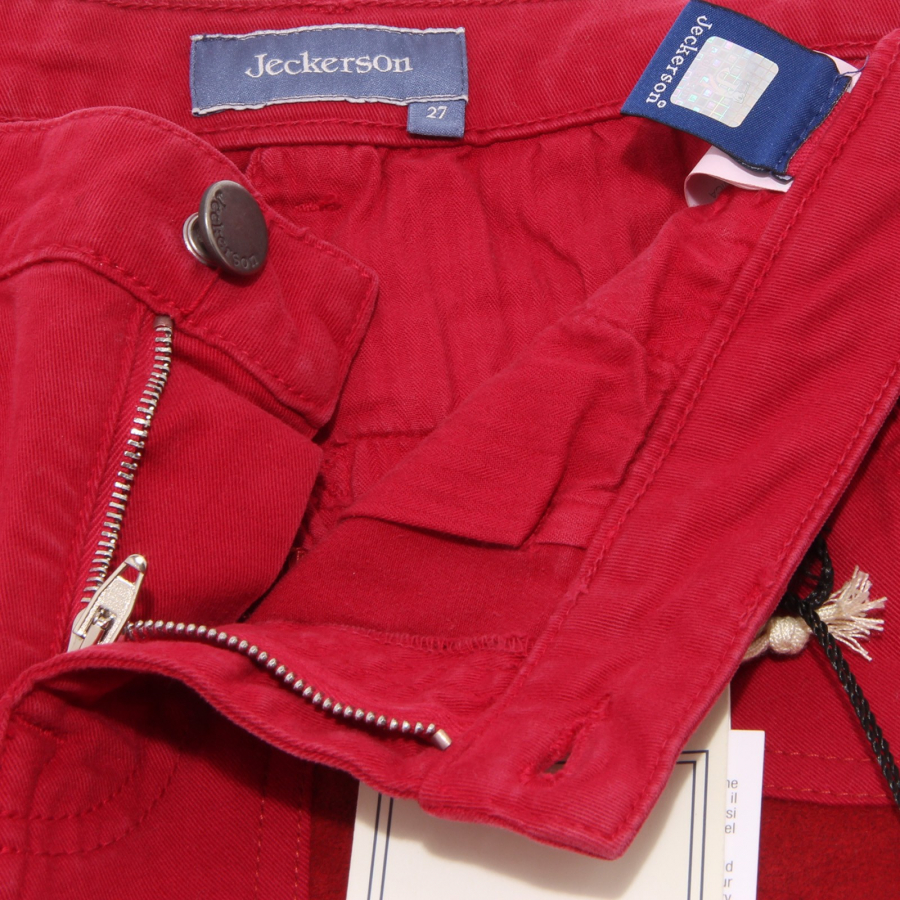 8292U pantalone bimbo JECKERSON rosso red trouser pant boy