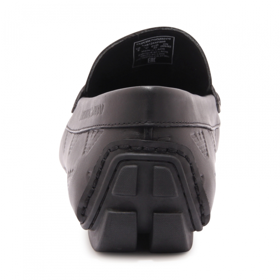 8340AP mocassino uomo EMPORIO ARMANI man loafer black