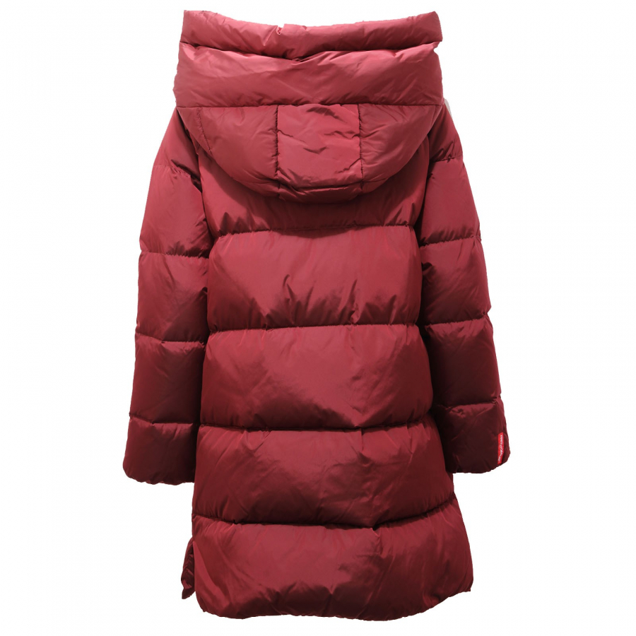 Warehouse asymmetric deals padded coat