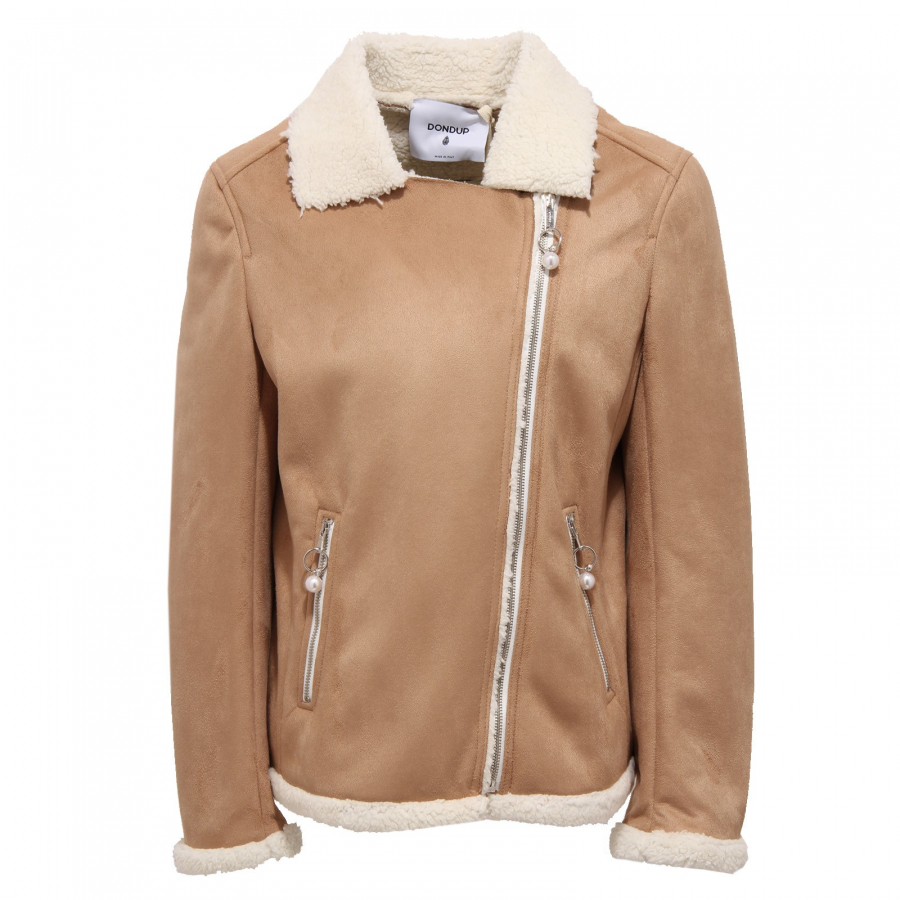 8470Y giubbotto bimba girl DONDUP eco-shearling jacket