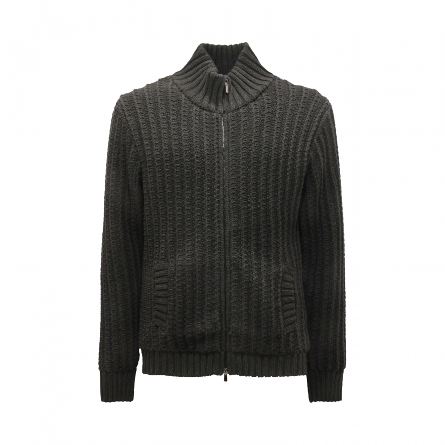 8573AS giubbotto in maglia uomo BROOKSFIELD man knit jacket