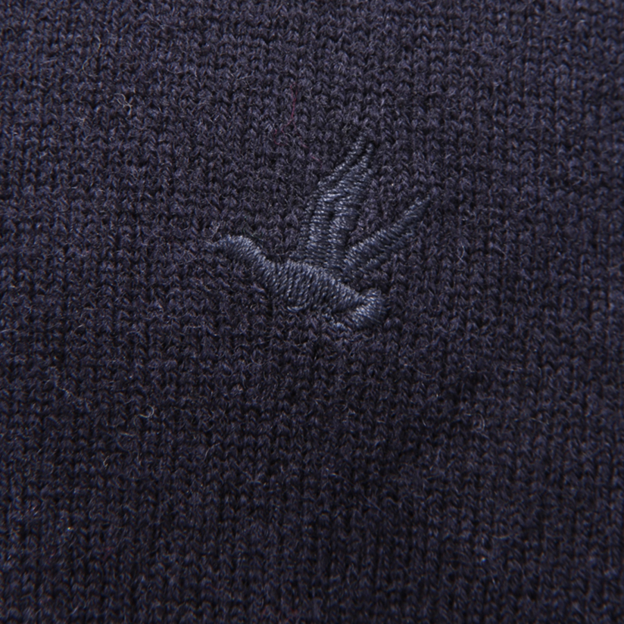 8612AV MAGLIONE UOMO BROOKSFIELD MAN WOOL SWEATER BLUE