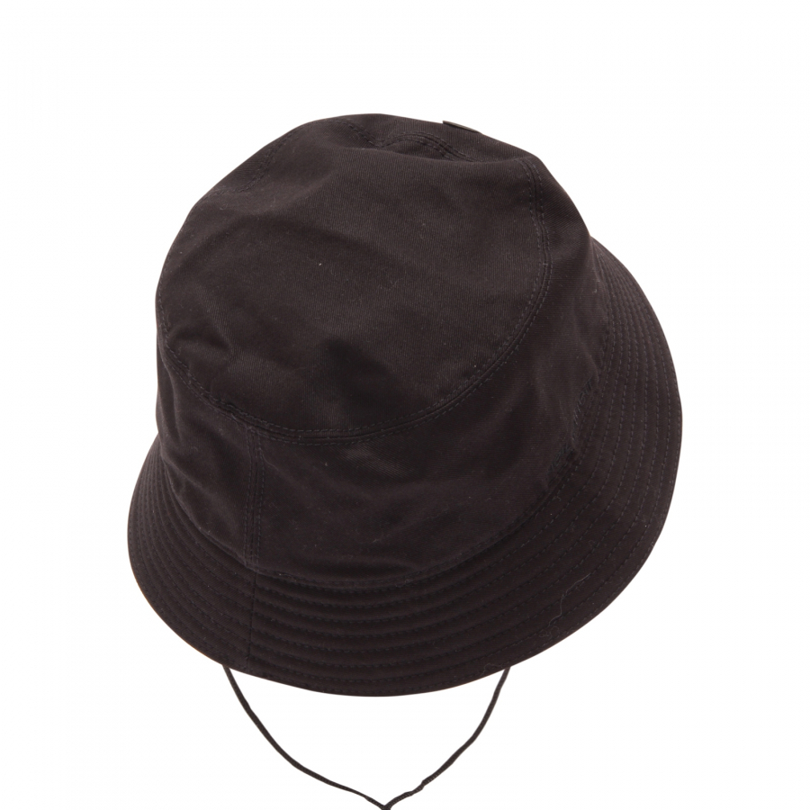 8708AQ cappello pescatore uomo NEIL BARRETT man cotton bucket hat black
