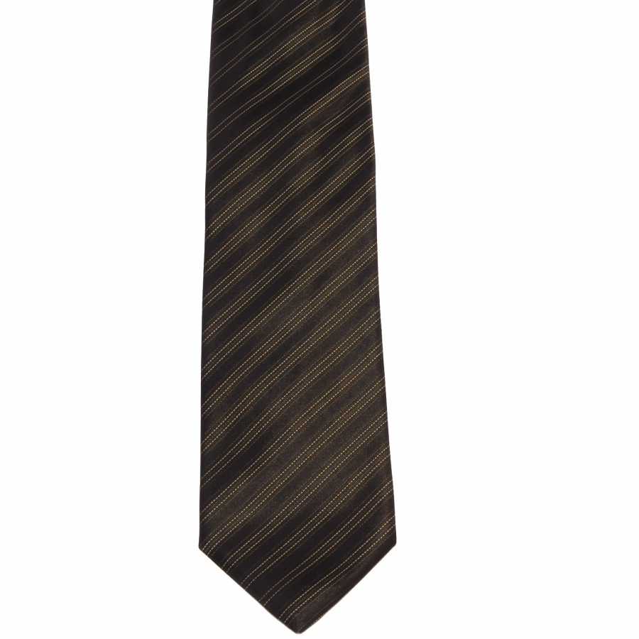 8793W cravatta uomo MESSORI silk black/gold tie men